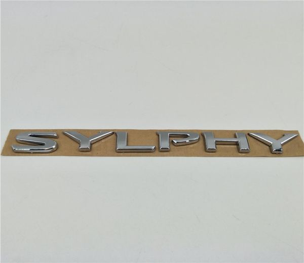 Novo estilo para emblemas Nissan Sylphy letras do logotipo do porta-malas traseiro placa de identificação9646439