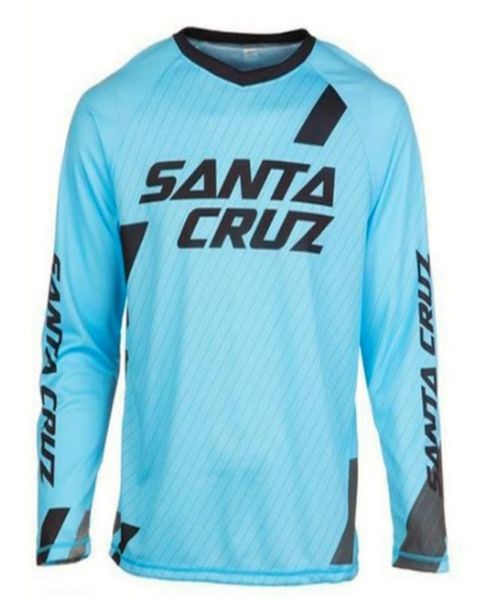 2021 Santa Cruz Motocross Forması Yokuş aşağı Camiseta MTB Uzun Kollu Moto Jersey Mountain Bike DH gömlek MX Giyim X05039518720