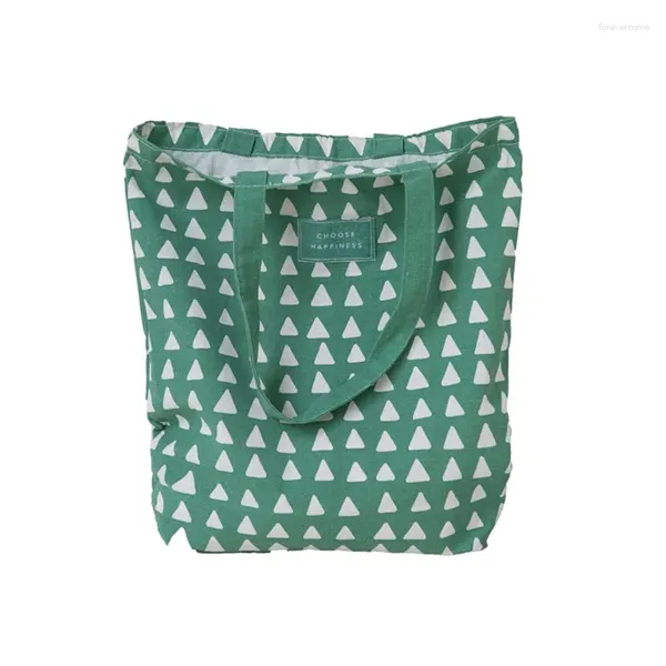 Sacos de compras 1 PC verde fresco bolsa grande alimentos reutilizáveis armazenamento de frutas de fruta viajar bolsa de ombro de passeio