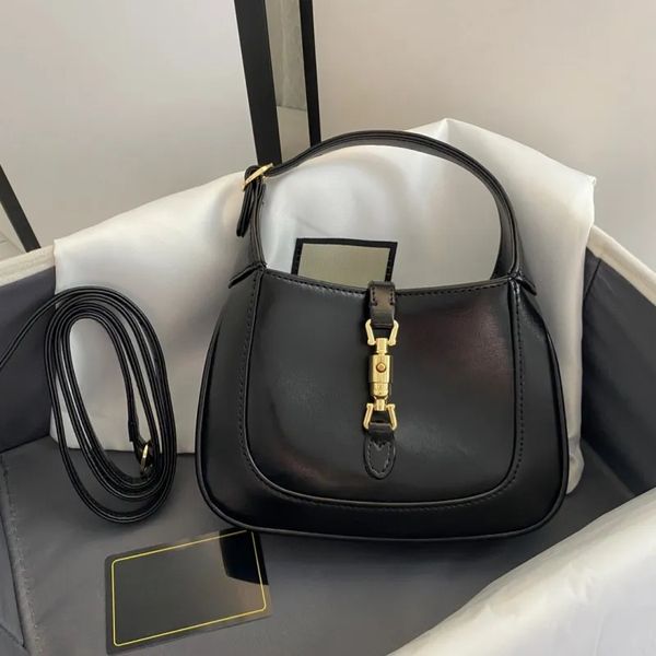 Luxurys Kadın Tasarımcı Omuz Çantaları Ayna Erkek Moda Kılıfları Tuval Deri Seyahat Mini Hobo Pochette Bag Jackie