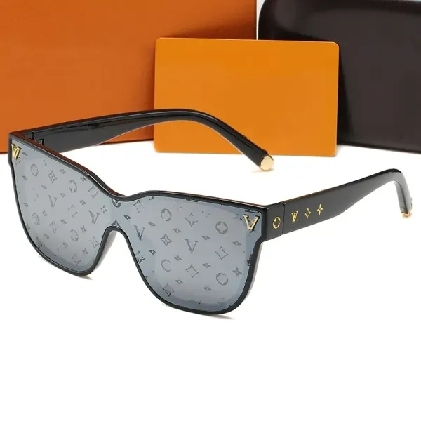 Damen-Luxus-Sonnenbrille, modische Brille, Vollformat-Designer-Sonnenbrille, Anti-Strahlung, Uv400, polarisierte Gläser, Herren-Retro-Brille mit Box, CSG2402197-5