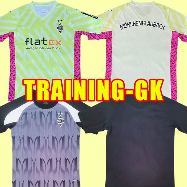 23 24 Borussia Monchengladbach camisas de futebol 2023 2024 Gladbach THURAM ELVEDI PLEA STINDL Bensebaini NEUHAUS GINTER HOFMANN EMBOL camisa goleiro de treinamento