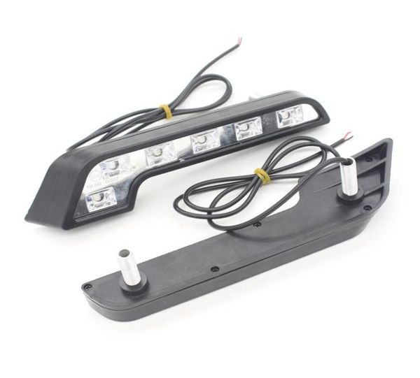 2x Otomatik 6 Cob E4 LED Araba Far Gündüz Çalışma Işık Gün Lambası Sis Işığı Yol Sürüş Sürüş Park Işığı Kaynak DRL Kiti W124 W205887800