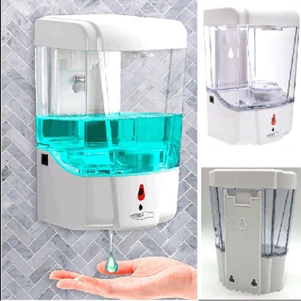 Dispenser automatico di sapone con sensore Scatola disinfettante per le mani a parete Accessori per il bagno puliti per le mani Forniture per la toilette XD23661255x