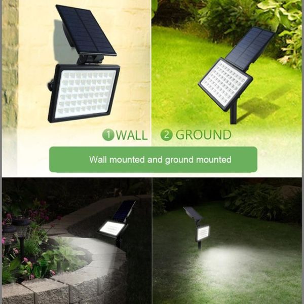 Rasenlampen LED Solar Automatische Schalter Licht Wasserdichte Outdoor Garten Stakes Spotlight Yard Kunst Für Home Hof Dekoration270W
