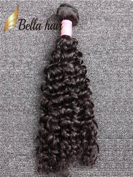 1PCLot Peruanisches Lockiges Echthaar Qualitätsverlängerungen Natürliche Farbe Bundles 1026 Zoll 9A Bella Hair6883842