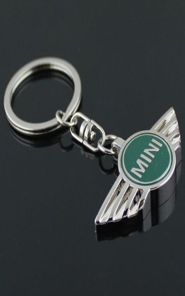 Металлические брелки с логотипом для MINI Cooper, автомобильный брелок для ключей, автоботы, крылья ангела, брендовые спортивные мини-брелки с символами, Keyring4023555