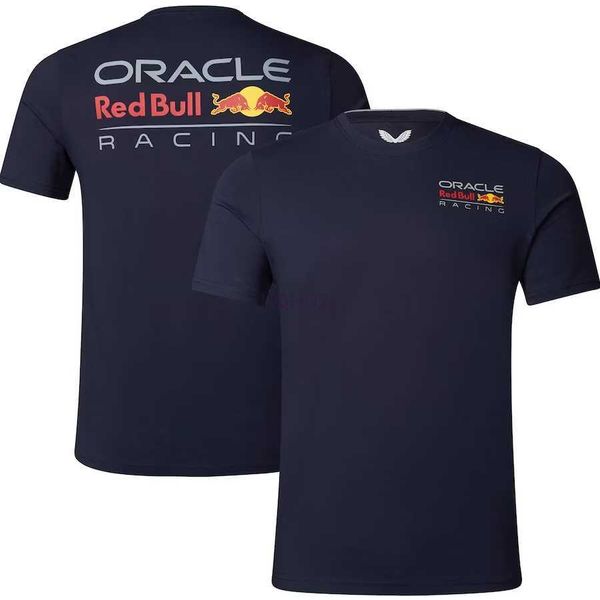 Camisetas masculinas 2024 verão F1 Team T-shirt Racing Suit Mens camisa polo de manga curta com gola polo secagem rápida e respirável 9s74