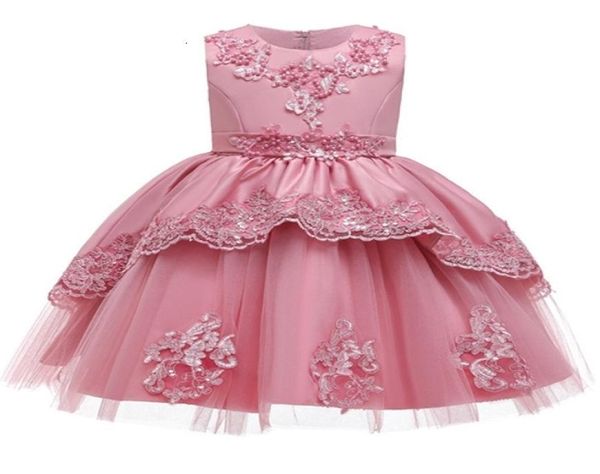 Girl039s Blumenmädchen für Hochzeit, Teenager, 3, 4, 6, 8, 10 Jahre, Geburtstagskleid, formelles Tutu, Kinderkleider, Mädchen-Partykleidung 09225580411