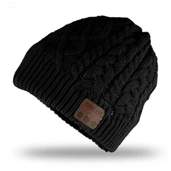 Cappello per cuffie/cuffie con cuffia wireless incorporata Cappello invernale Cappello invernale con cappello da musica per altoparlanti Gorro Spesso Caldo Calco Donne maschili