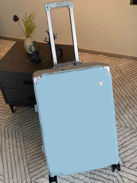 Многоразмерный путешественник чемодан модный обод с экологичным сплавом сплав сгущенной алюминиевой рамки 360-градусное универсальное приловое колесо.