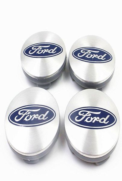 4 Stück 54 mm für Ford Radmittenkappe, Nabenkappen, Emblem, Auto-Logo, Abzeichen 6876992