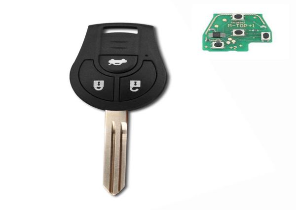 Chave remota de carro com 3 botões, 433mhz, para pulso scala micra k13 juke 2010 2011 2012 2013 2014 com 46 chip cwtwb1u7612004284