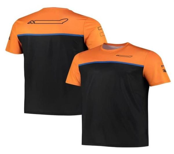 Bir takım kısa kollu üst araba fan yarış takım elbise açık sıradan yuvarlak boyun tişört araba logosu özelleştirilmiş7254124