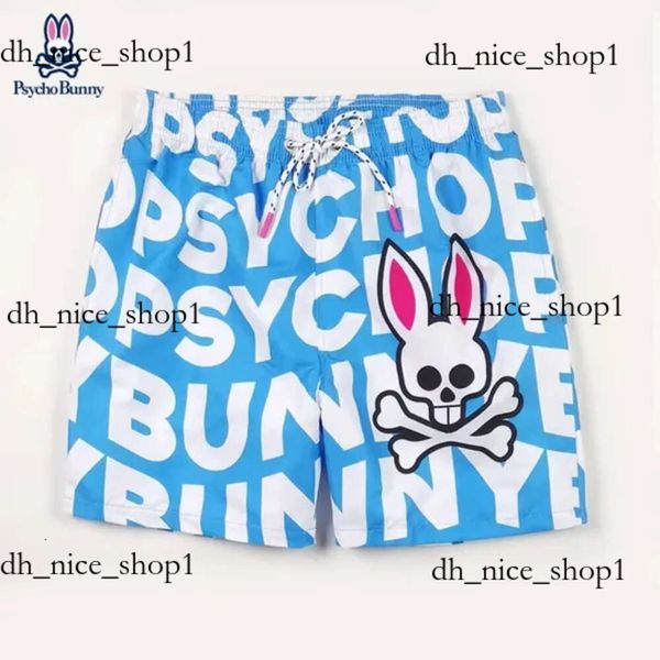 T-shirt in cotone a maniche corte con stampa di coniglio di moda corta da uomo estiva corta da uomo con coniglietto psicologico 4 colori 3xl Physcho Bunny di alta qualità 192