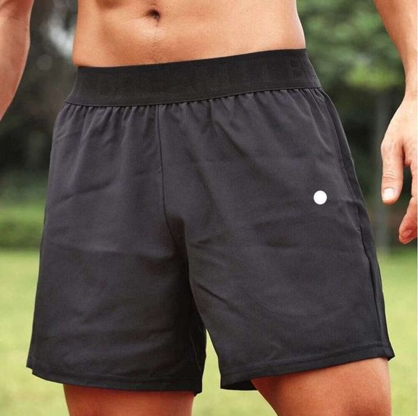 Homens Yoga Sports Shorts Outdoor Fitness Quick Dry Lululemens Cor Sólida Casual Running Lulu Quarterr Pant Lulus Style Designer Shorts de alta qualidade