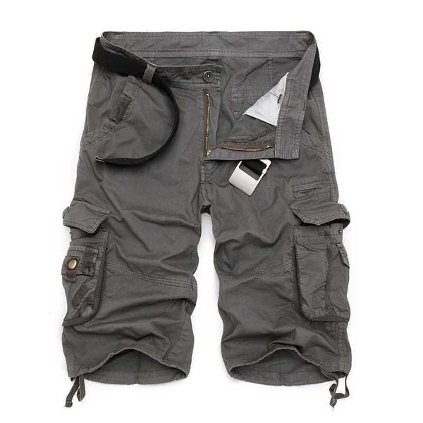 Pantaloncini da uomo pantaloncini da carico militare 2024 Nuovo esercito mimetico cortometrali tattici da uomo cotone sciolte sciolte cortometraggi casual plus size j240426