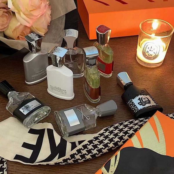 Herren-Parfüm-Set, 15 ml, 8-teiliger Anzug, männliches Spray, exquisite Geschenkbox mit Düse, Highedt-Edition für jede Haut MVQQ