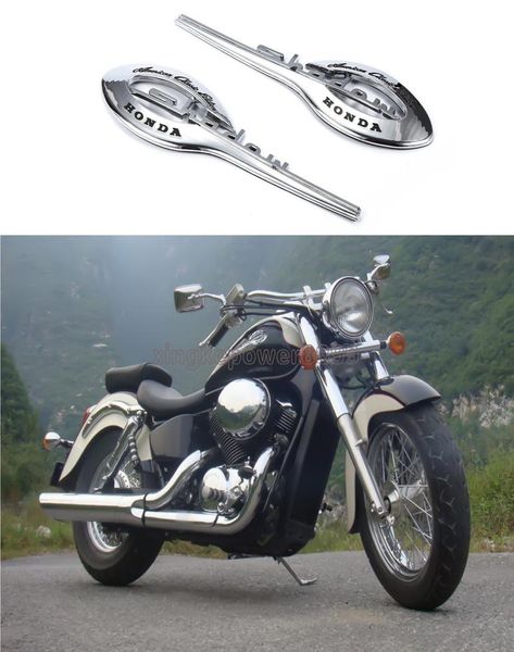 Decalcomanie per badge adesivo emblema serbatoio carburante ABS 3D per Honda Shadow4632044