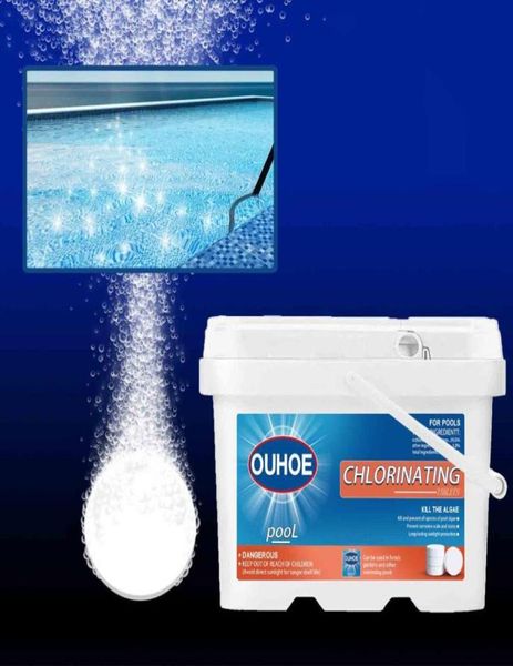 Pool-Zubehör, 1000 Stück, Reinigungs-Brause-Chlortabletten, multifunktionale Tabletten, Sprühreiniger, Heimbedarf3G5446731