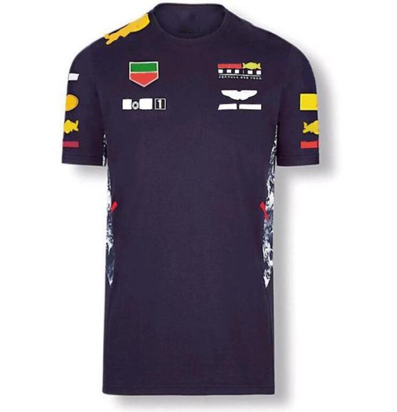 Divisa di fabbrica del logo della squadra di corse F1 Tshirt Appassionati di auto di Formula Uno outdoor casual a maniche corte estate2889600