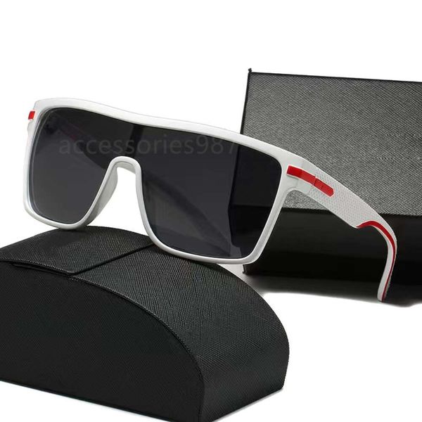 2024 Moda Uomo Hot Designer Occhiali da sole per donna Vintage Quadrato Opaco Montatura Lettera Stampata Colore Pellicola Occhiali Tendenza_voghion.com