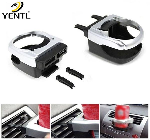 YENTL Universal Car Air Vent Outlet Cup Drink Bottle Can Holder Mount Suporte para garrafa Air Vent Outlet Mount Coffee Cup2638976