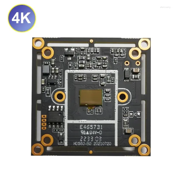 Placa de câmera 4K 8MP Áudio sobre Coaxial Tvi AHD Cvi Analógico IR Cut Visão Noturna CCTV Segurança Som Full HD