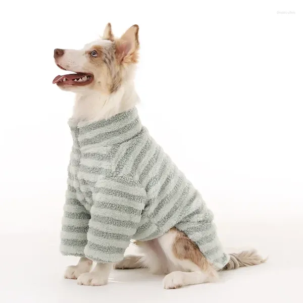 Одежда для собак, осенне-зимняя флисовая куртка для домашних животных, одежда среднего и большого размера, бордер-колли, лабрадор, доберман, аксессуары для собак