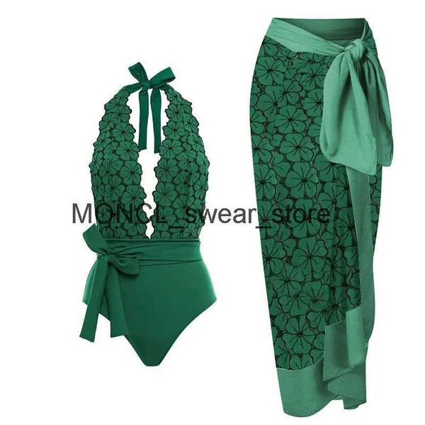 Roupa de banho feminina 2023 nova chegada push up conjunto de biquíni feminino floral impresso plissado biquinis com tiras bandagem biquini brasileiro maiôh2422019