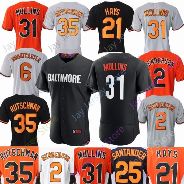 2023 City Baseball Jersey Bryan Baker Bautista Ryan McKenna James McCann Ryan O'Hearn Craig Kimbrel Nick Maton Tyler Nevin Urias Westburg Cowser Hilliard Kjerstad