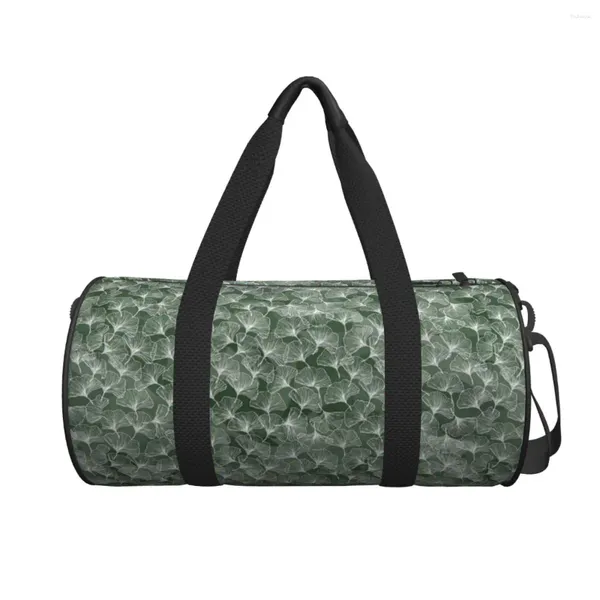 Borsone da uomo Borsa da viaggio Ginkgo Biloba Love Gym Grande capacità Astratta Natura Foglie Oxford Borsa personalizzata Sport da allenamento