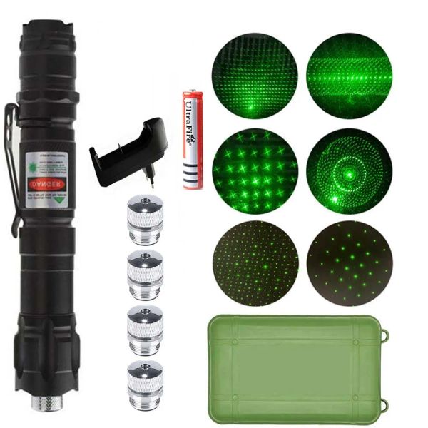 Puntatori Laser Laser Laser Green Laser 009 caccia leggero 532nm 532nm ad alta potenza Torcia Lazer