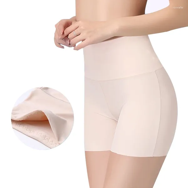 Mulheres Camisetas ECMLN Mulheres Shorts de Segurança Calças Sem Emenda Nylon Cintura Alta Calcinha Conforto Anti Esvaziado Emagrecimento Roupa Interior L-3XL