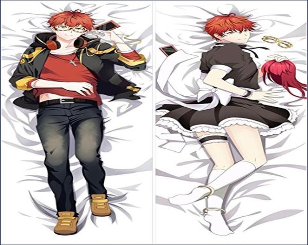 Аниме Mystic Messenger Dakimakura Hugs Pillow Чехол для подушки для объятий Манга Косплей Длинная обнимающая наволочка для тела9461802