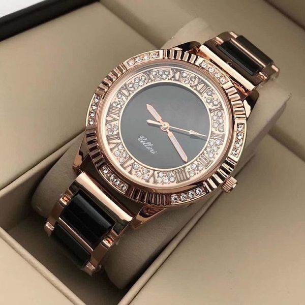 2019 İtalya En İyi Marka Kadın Bilezik Saatleri Montre Femme Lüks Altın Gümüş Kuvars Saatler Kadın Hediye Bayanlar Reloj Mujer253m