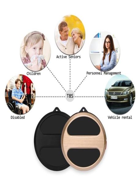 Mini GPS Tracker Locator IP65 Plataforma IP65 Serviço Crianças Idosas idosos Rastreamento de Ativos Dispositivo T8S Geofence LBS S6483337