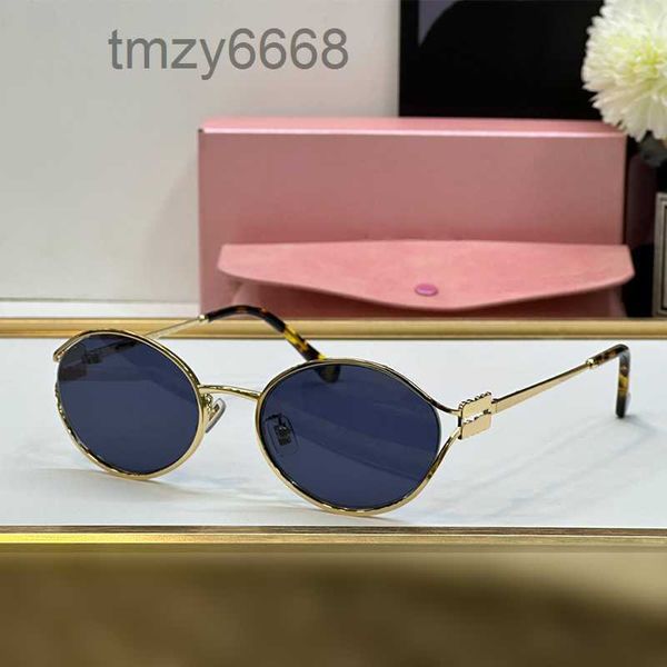 Mui Glasses Occhiali da sole di lusso Designer da donna Occhiali da sole ovali da sole retrò piccoli rotondi di alta qualità Nuovo prodotto Prescrizione GOIE