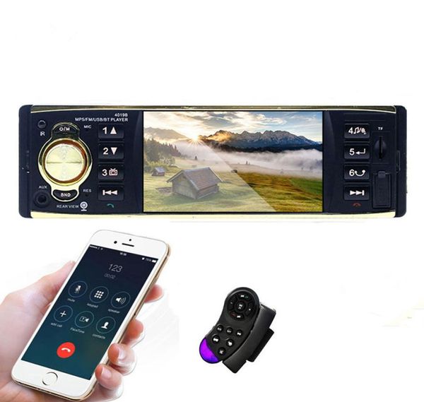 4039039 TFT-экран 1 Din Автомобильный радиоприемник Стерео MP3 Автомобильный аудиоплеер Bluetooth с камерой заднего вида Пульт дистанционного управления USB FM4184050