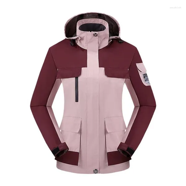 Trench da donna Giacca da donna da esterno Giacca a vento impermeabile da uomo Cappotto da campeggio per escursionismo Coppie Trekking Plus Size 8XL