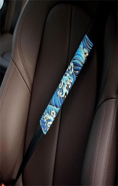 Cintos de segurança acessórios universal assento de carro alça de ombro almofada capa de almofada cinto protetor cinto de segurança para adultos crianças interior1812787
