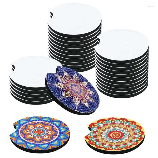 Tischsets Big Deal Sublimation Rohlinge Produkte Auto Tasse Untersetzer Matte für DIY Malerei Projekt Zubehör