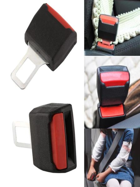 2 pezzi di estensione della clip per cintura di sicurezza regolabile di sicurezza universale per auto, cinture di sicurezza nere e imbottitura2250892