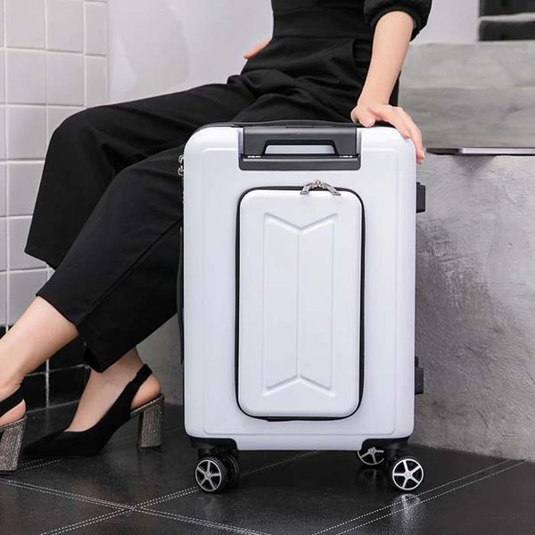 Bagagli di design Valigie d'imbarco Valigie da viaggio Trolley con ruote Trolley da donna Moda Box da uomo Valise con borsa per laptop 20 Valigie di lusso per bagagliaio