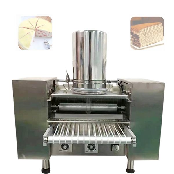 Edelstahl-Mango-Mille-Crêpe-Kuchenschichtmaschine, Frühlingsrollen-Hautverpackungsmaschine, Melaleuca-Kuchenkrustenmaschine