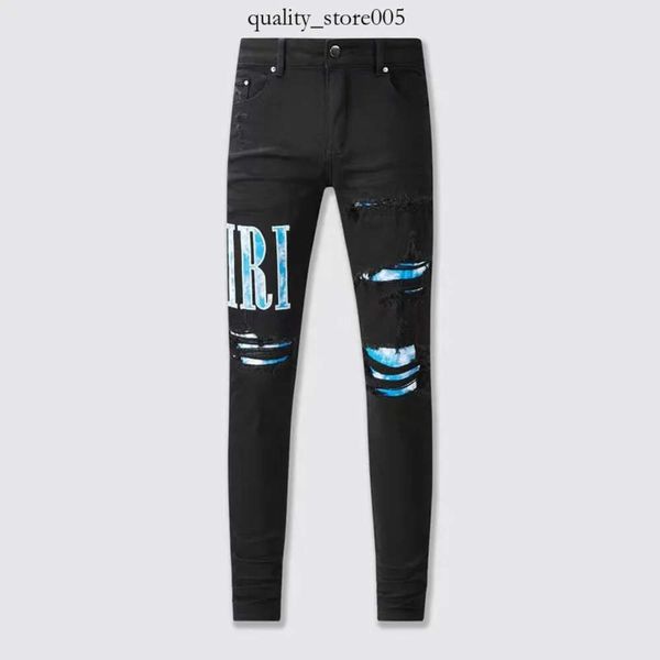 Amirs Designer-Jeans, lila Jeans, modische gerade Hose, lila, brandneue, echte Stretch-Jeans, Robin Rock Revival, Kristallniete, Denim-Designer 930