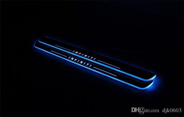 Wasserdichte Acryl-bewegliche LED-Willkommenspedal-Auto-Verschleissplatten-Pedal-Türschwelle für Infiniti QX50 2013 2014 20156584760