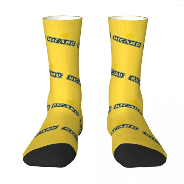 Frauen Socken Pastis R-Ricard Wein Logo Freizeit Strümpfe Mädchen Bequem Laufen Sport Frühling Custom Anti Skid