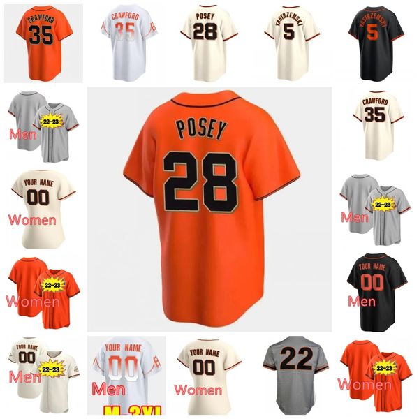 Jung Hoo Lee Trikot Wilmer Flores David Villar Logan Webb Michael Conforto Thairo Estrada LaMonte Wade Jr. Blake Sabol Mike Yastrzemski Davis Buster Posey Baseball