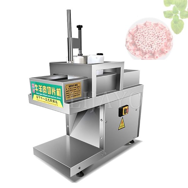 Электрический слайсер для резки баранины, говяжьего мяса, небольшая строгальная машина для замороженного мяса